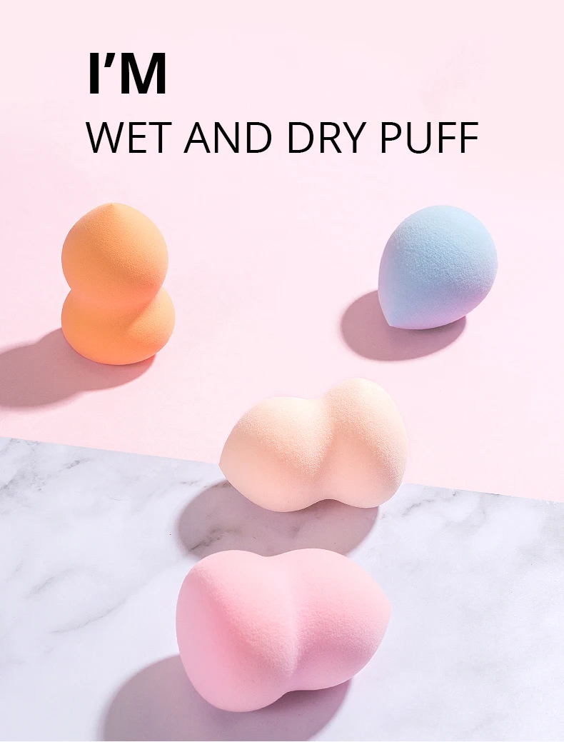 5Pcs Makeup Sponge Professional Cosmetic Puff Set For Foundation Concealer Cream Make Up Blender Soft Water Sponge Wholesale