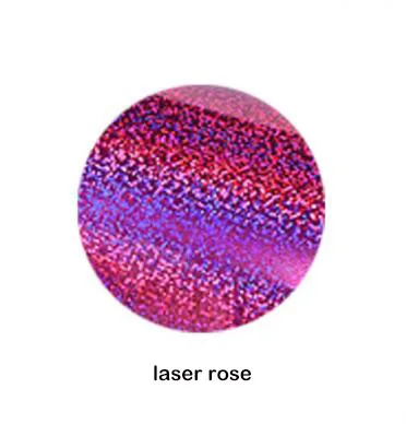 laser rose 1 Лист 1" x 20"/25 см x 50 см Лазерная теплопередача виниловая голограмма радуга ПВХ пресс футболка железа на HTV фильм - Цвет: laser rose