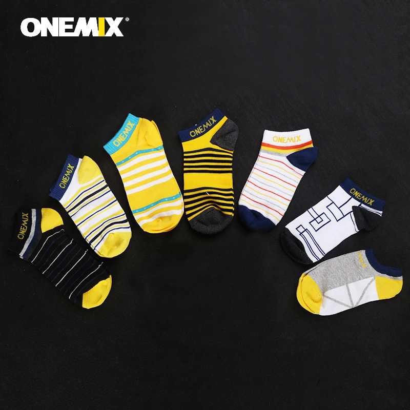 men's running socks pure cotton week socks 7 pairs/lot for 7 days wearing for outdoor jogging walking trekking ship on random