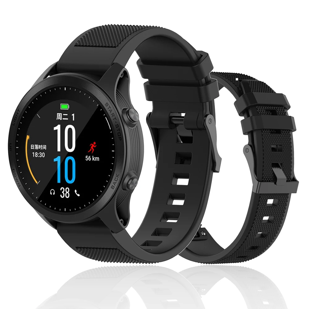 Модный спортивный силиконовый ремешок с принтом для часов Garmin Fenix 5 Forerunner 935 945, быстросъемный ремешок на запястье, сменный ремешок