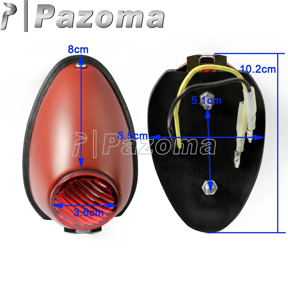 Светильник рызговик мотоцикла для Zundapp DB DS DBK KS KS750 M1 M72 R12 R75 R51 R61 R66 R71 K750 Урал |