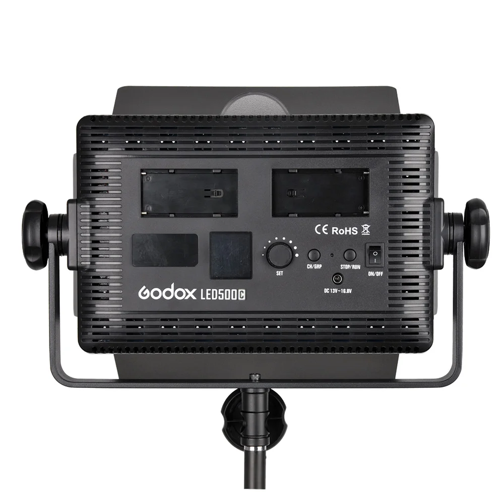 Godox 500 Светодиодная панель LED500C 3300 5600K двухцветный/LED500W белый свет видео Освещение +