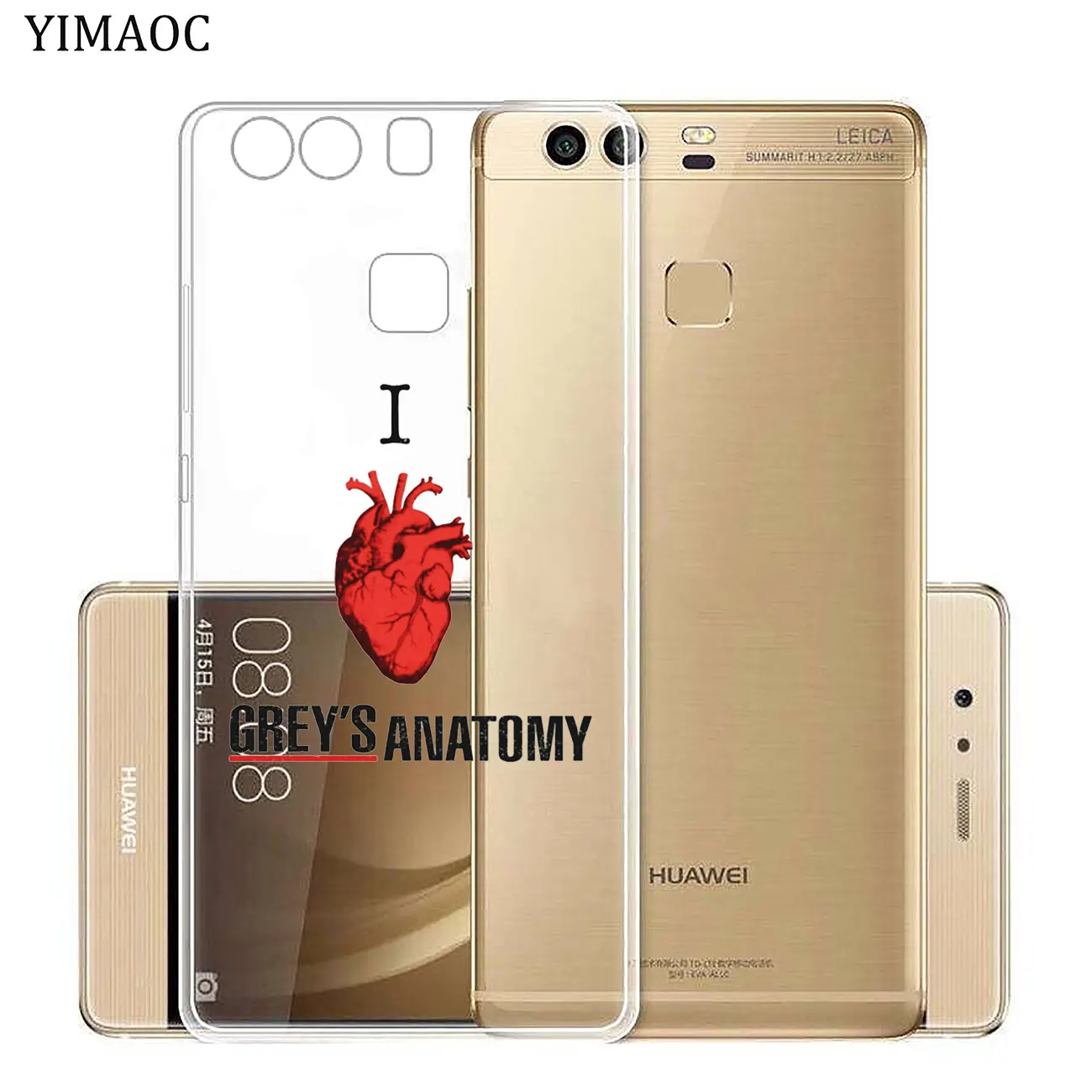 Мягкий силиконовый чехол YIMAOC серого цвета для телефона Huawei P30 P20 Pro P10 P8 P9 Lite 2017 2016