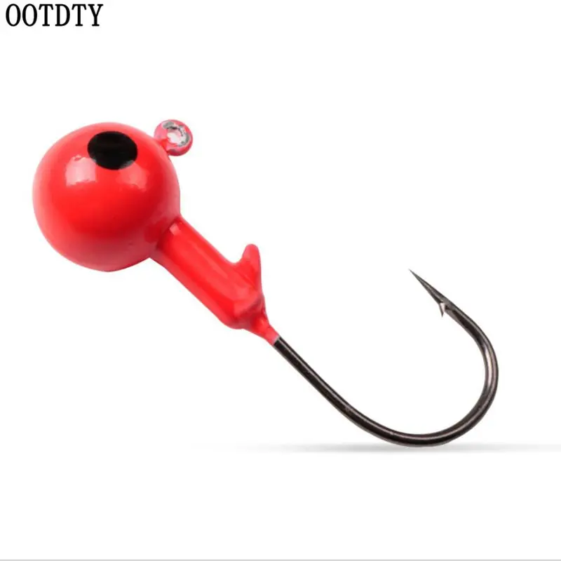 OOTDTY 10 шт./кор. привести крючок из высокоуглеродистой сурика свинцового-крюк