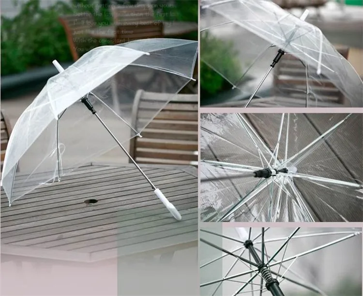 

Wholesale - free shipping 100pcs/lot hot sale transparent umbrella, clear umbrella,fashion umbrella