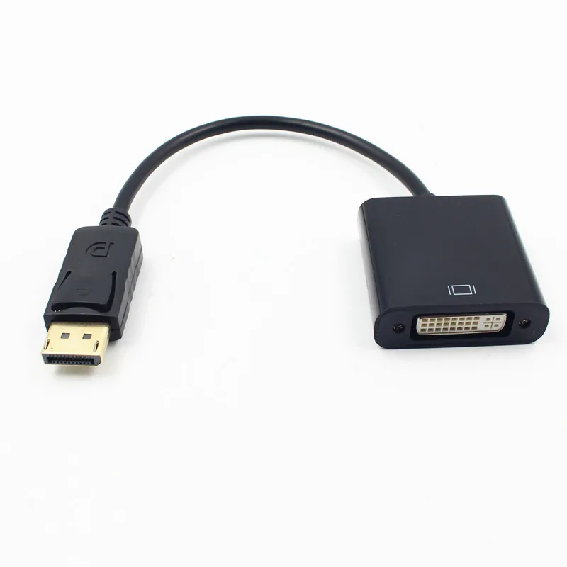 

20 PCS DisplayPort DP to DVI Male to Female Adapter Converter Cable for Apple Macbook /Macbook Pro /Macbook Air