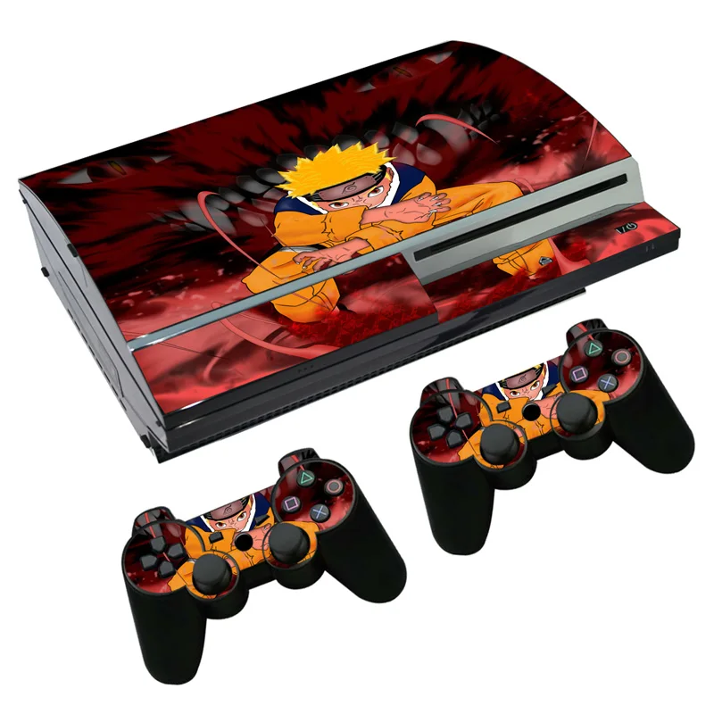Аниме Наруто кожи Стикеры наклейка для PS3 жира Игровые приставки 3 консоли и контроллеры для PS3 скины Стикеры винил
