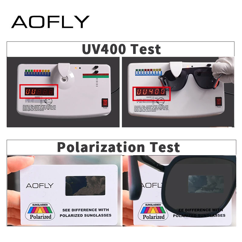 Мужские солнцезащитные очки для вождения AOFLY классические поляризационные