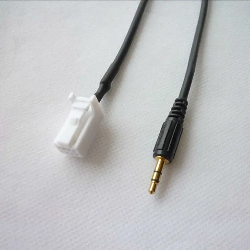 

Car Radio 8Pin Rear Port to 3.5MM Jack Mp3 Audio Aux Extension Cable Adapter For Nissan Qashqai LIVINA TIIDA