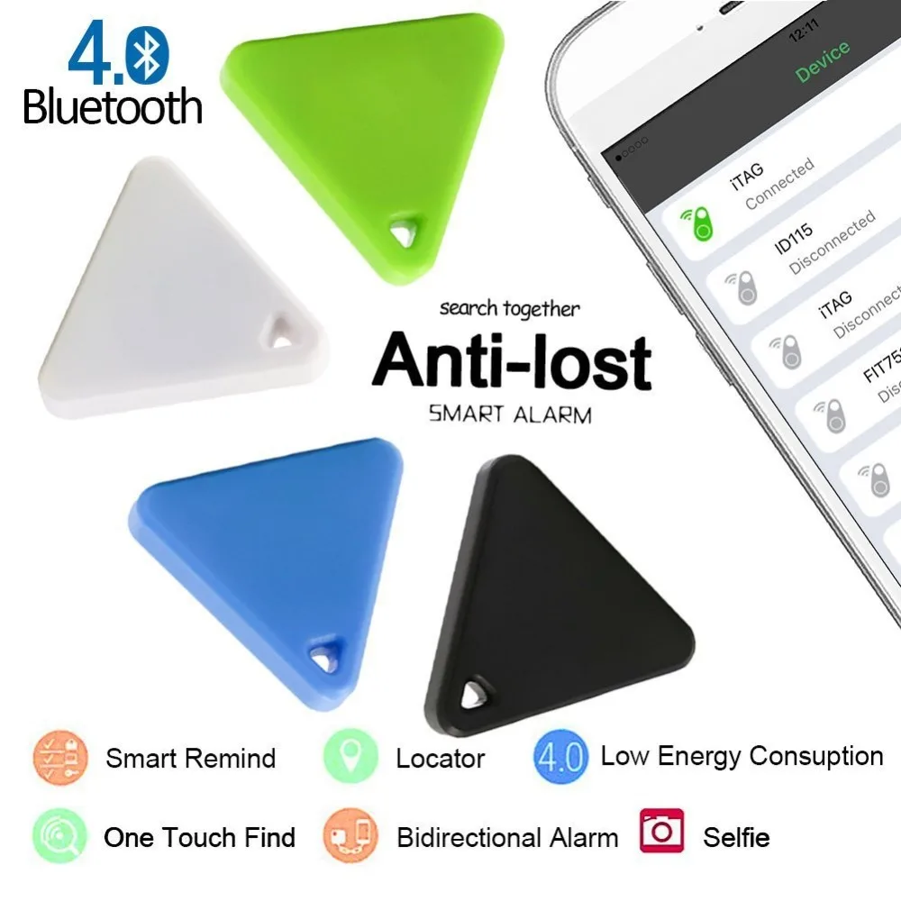 Мини Bluetooth 4 0 GPS трекер локатор анти потерянный брелок сигнализации для