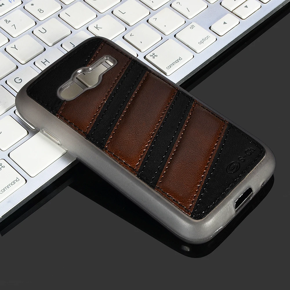 Новинка стильная мягкая задняя крышка из искусственной кожи для Samsung Galaxy Ace 4 Ace4 NXT