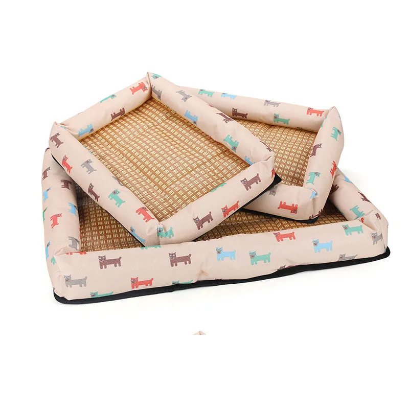 Hoopet Summer Pet Cooling Comfortable Sleeping Mat Dog Cushion Easy Hand Wash Cat Teddy Big Dogs Bed Mats | Дом и сад
