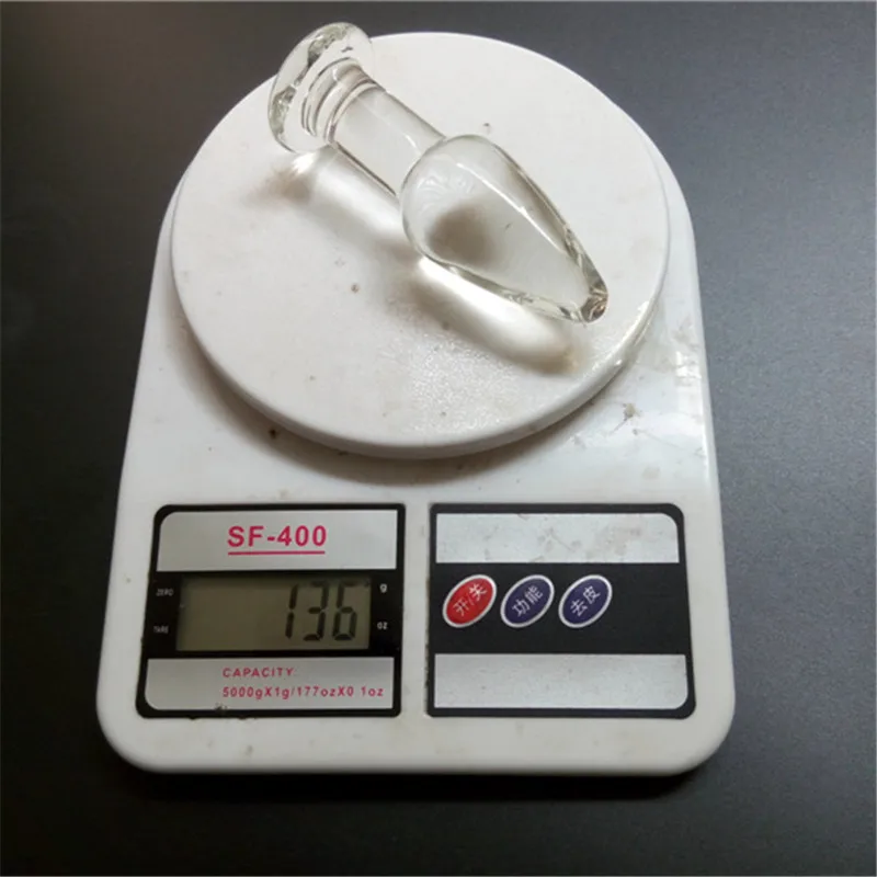 Стеклянная Анальная пробка Pyrex фаллоимитатор секс игрушки для мужчин прозрачные