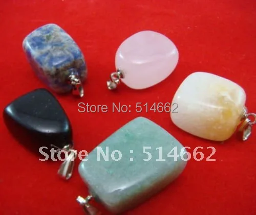 

5PCS Crystal Gemtone Pendant