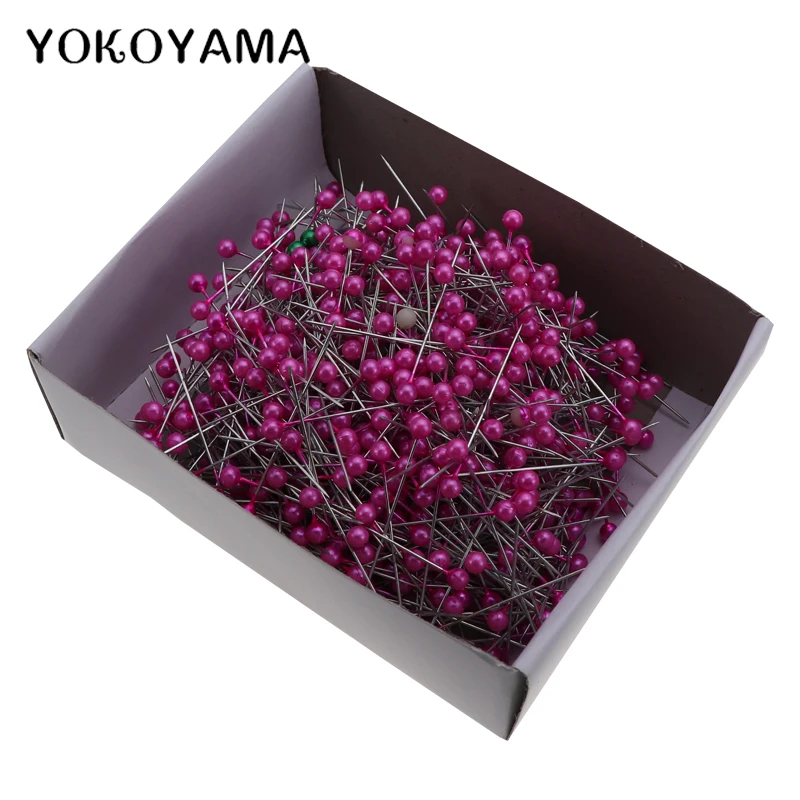 YOKOYAMA 1 упаковка круглые жемчужные головки искусственные цветы кройка и шитье