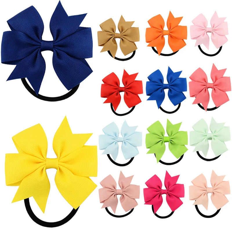 Лента для волос эластичная с бантом девочек|girls hair accessories|hair accessoriesponytail holder |