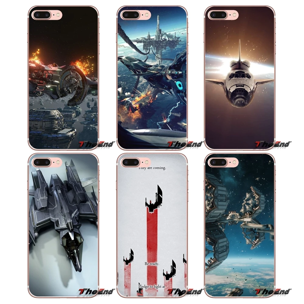Star Citizen Space simulator battle Cover для iPhone X 4 4S 5 5S 5C SE 6 6S 7 8 Plus Samsung Galaxy J1 J3 J5 J7 A3 A5 2016