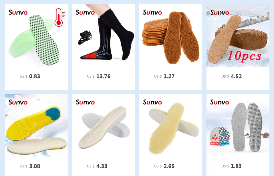 Sunvo/зимние теплые шерстяные стельки; теплые стельки из искусственного кашемира; мягкие удобные утолщенные стельки с подогревом; обувь для мужчин и женщин