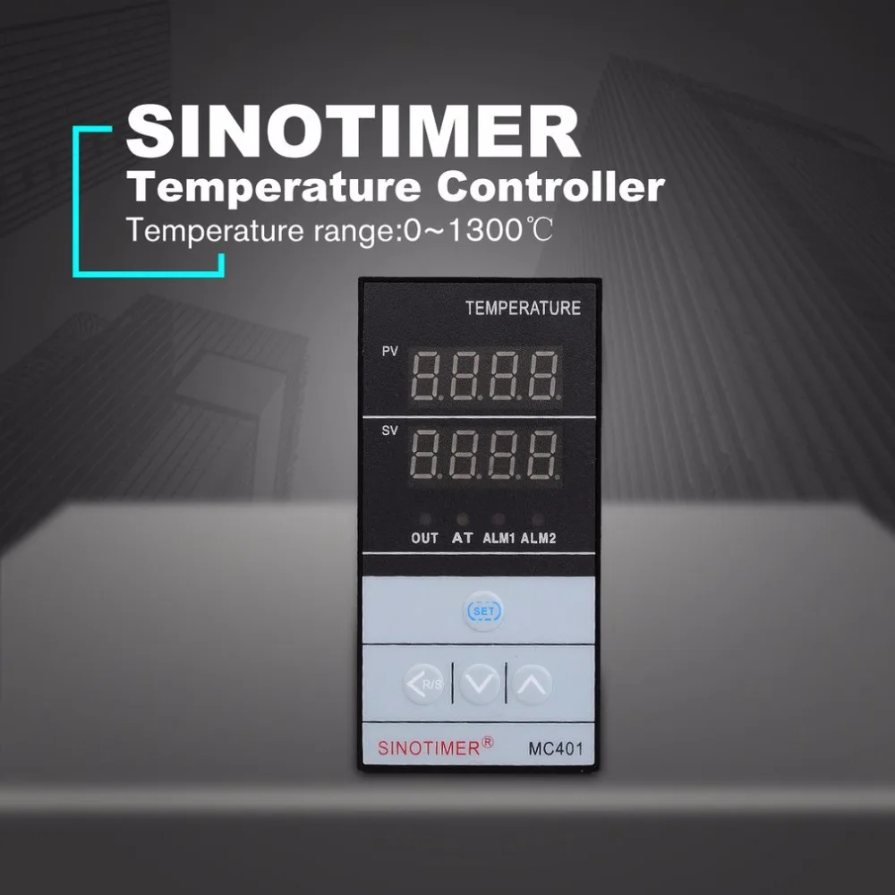 SINOTIMER регулятор температуры с коротким корпусом ПИД реле SSR выход тепловая