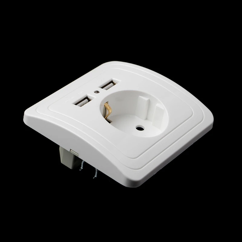 Двойной USB порт 5В 2А Электрический Настенный адаптер зарядного устройства