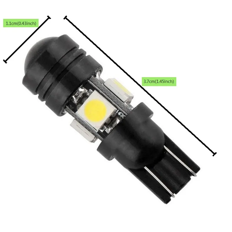 Светодиодные лампы 5050 3 Вт светодиодные линзы DC12V без ошибок COB 4SMD разрешение на