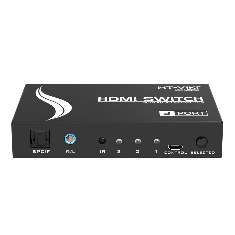 Переключатель HDMI для порта 3/5 4 K 2 с аудио декодером экстрактор стерео L/R Toslink