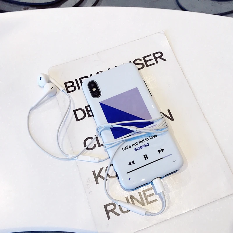 Wmzsucc музыкальный плеер Bigbang песни Мягкие TPU Полный Обложка чехол для iPhone 6/6s/6 Plus/6s