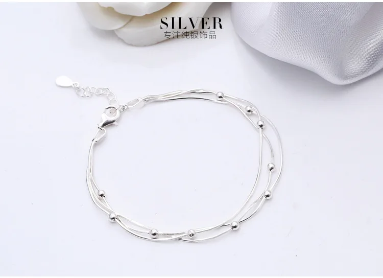 Браслет из серебра 925 пробы с множеством отделений|sterling silver bracelet|925 sterling braceletsilver