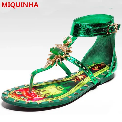 2017 г. Новые Летние босоножки шик Рим толпу обувь женские в этническом стиле