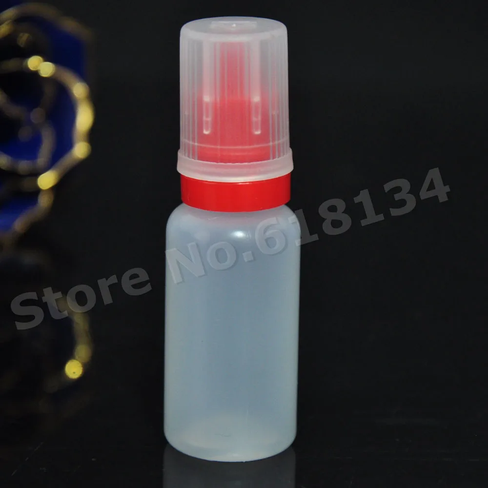 

Top-rated seller 3800pcs 15ml liquid dropper bottle with childproof and tamper evident flat head cap