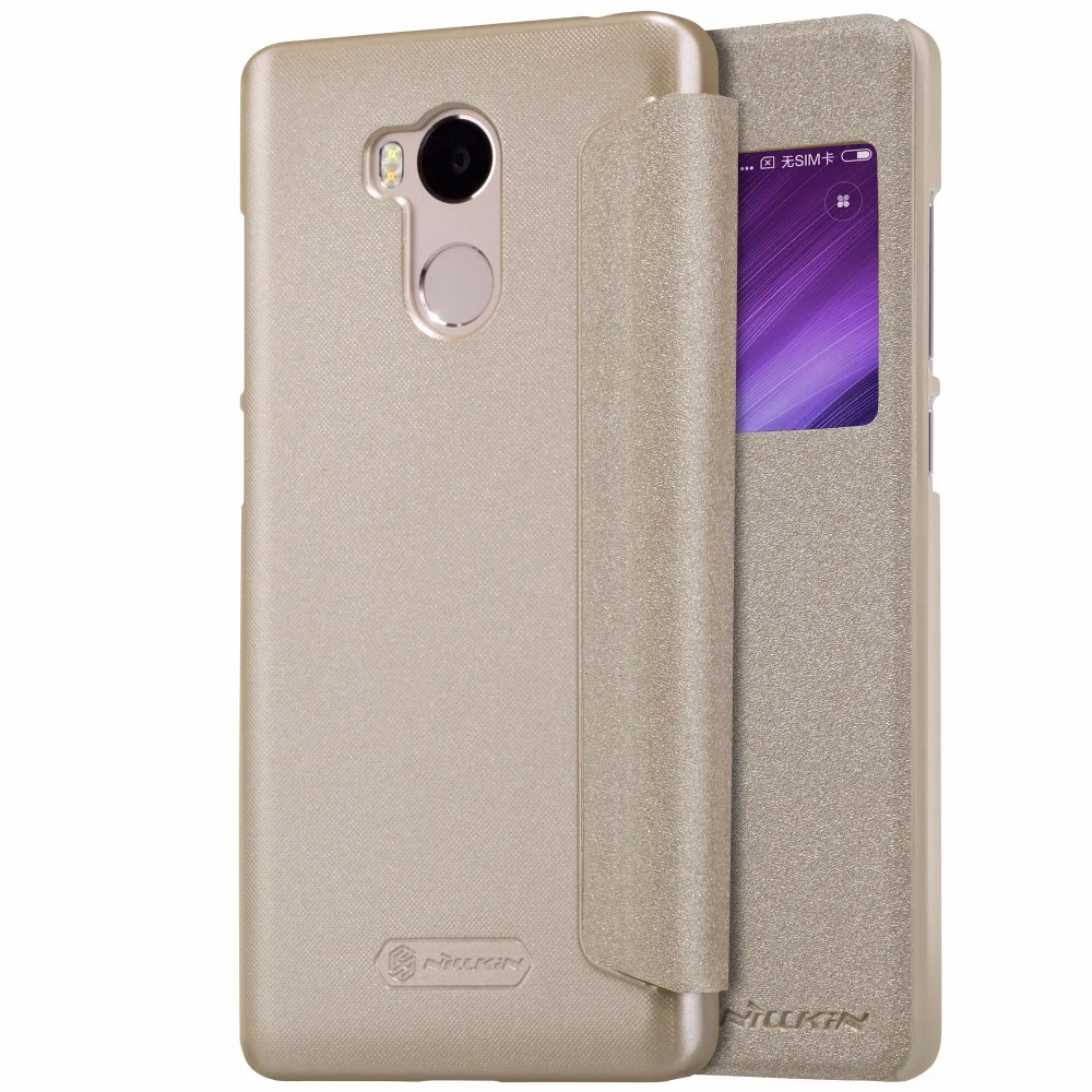 Чехол для Xiaomi redmi 4 pro чехол Nillkin prime блестящий кожаный | Мобильные телефоны и