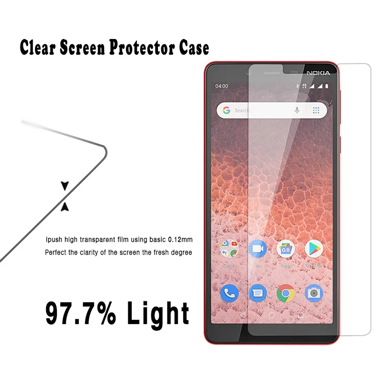 Закаленное стекло для Nokia 1 Plus, защита экрана 9 H, закаленное защитное стекло для телефона, Передняя пленка для Nokia 1 Plus 5,4", стеклянная крышка