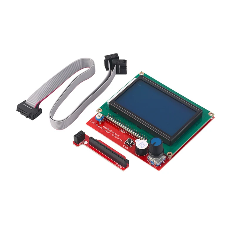 Полный графический 3d принтер части lcd 12864 RAMPS 1 4 умный контроллер дисплей ЖК-панель