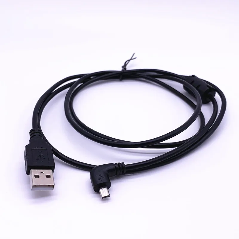 USB штекер к проводу 8 Pin Левый Угловой 90 градусов камера фотографии видео