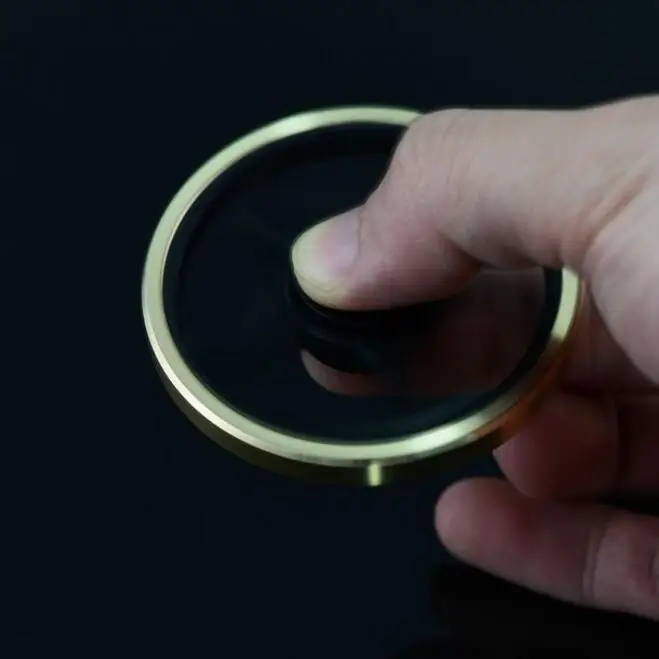Новый Пальца Гироскопа Декомпрессии Непоседа spinner Меди Пять Листьев Стент EDC