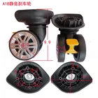 Сменные детали для чемодана A18, 1 пара, аксессуары для чемоданов, ремонтная тележка для чемоданов, ножки для чемоданов, левые и правые колеса W041