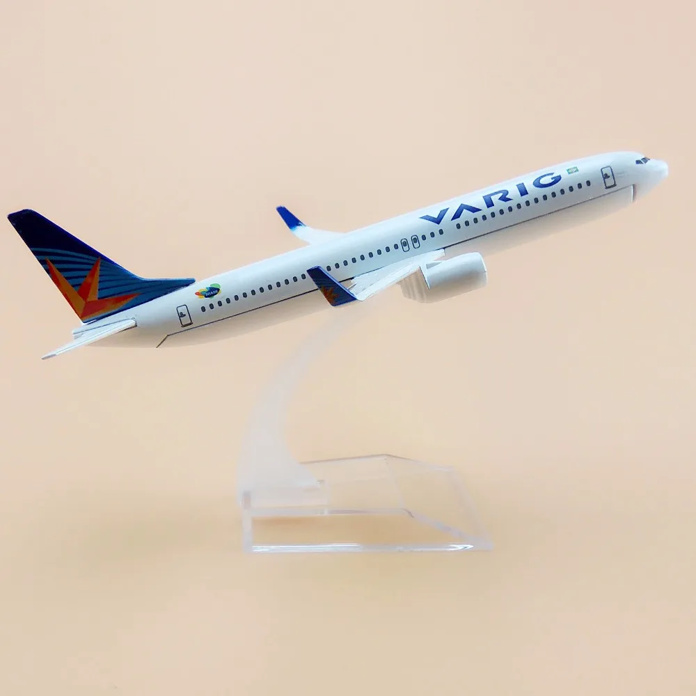 16 см сплав металла воздушный Бразилия Varig Airlines Boeing 737 B737 800 Airways модель самолета