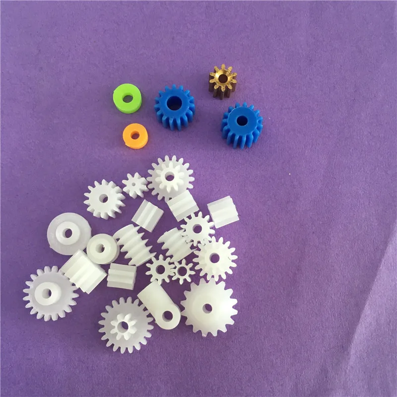 60 шт. набор пластиковых скоростей K012Y DIY однорычажный шкив двойная шестерня