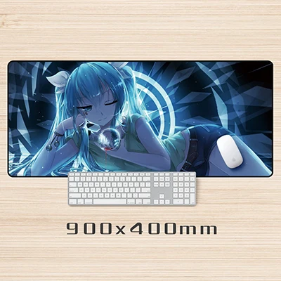 9 XL 900x400x2 мм сексуальный коврик для мыши с аниме для ноутбука, ноутбука, планшета, игровой коврик для мыши с замком, офисный нескользящий коврик для мыши - Цвет: 9