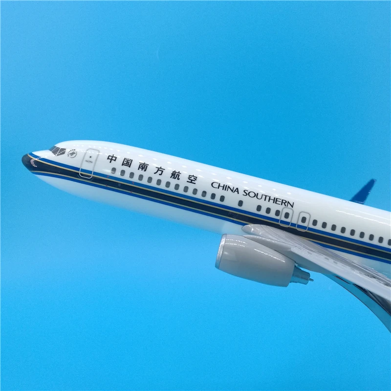 Модель самолета B737 из смолы 40 см модель China South Airlines Боинг 737 обучающий дорожный