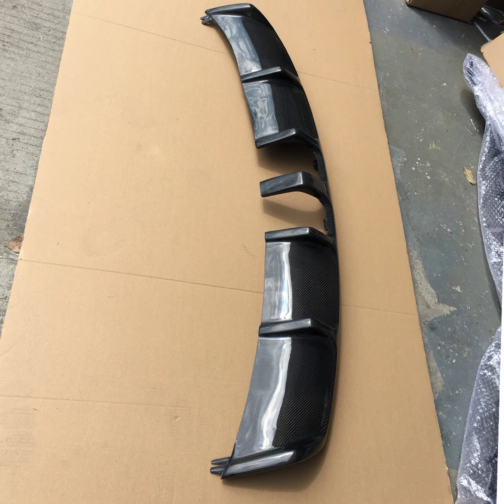 Диффузор для губ заднего бампера из углеродного волокна для Bumper agon Scirocco R R20 Bumper 2009-(не для нормального автомобиля