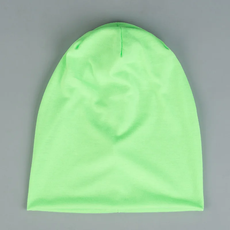 Fluorescent Green Geebro зимние мешковатые шапки-Боб для женщин мужские повседневные Шапки женские тюрбан обертывания теплые шапки модная облегающая шапка шапочки DQ923 - Цвет: Fluorescent Green