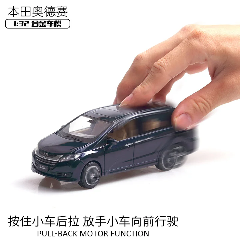1:32 Honda Odyssey light belt pull-back Автомобиль Моделирование сплав модель автомобиля ремесла
