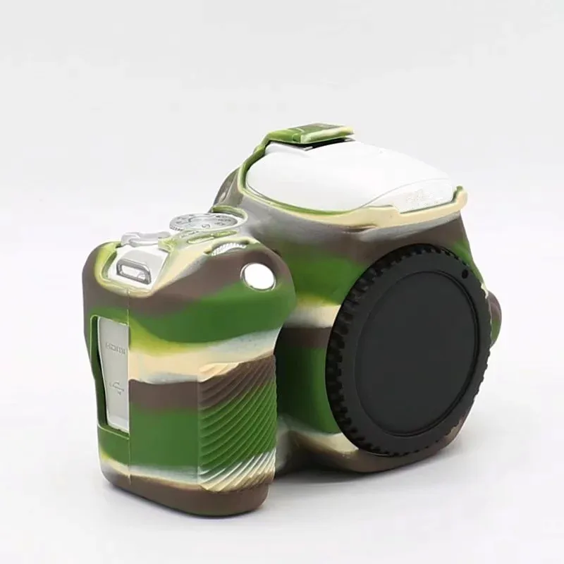 Кожаный чехол для камеры DSLR силиконовый Canon EOS R 5D3 5diii 5D4 5DIV 6D 6D2 77D 80D 200D 800D защитный