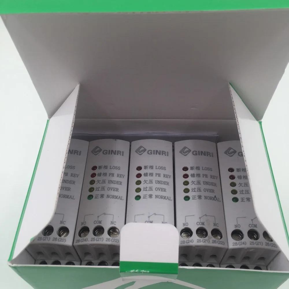 Защита от перенапряжения и пониженного напряжения/трехфазное реле питания