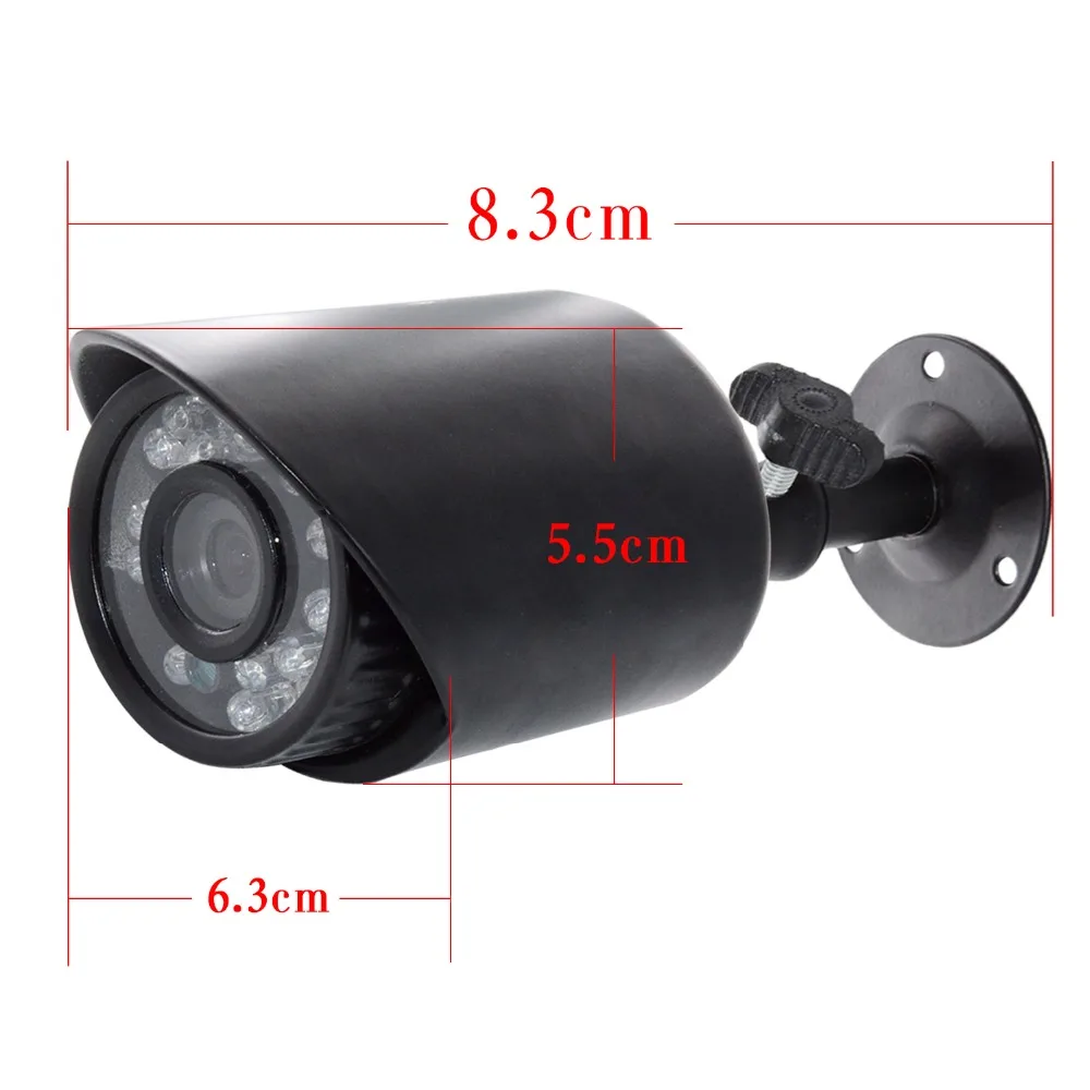 AHD 1080P Всепогодная CCTV камера комплект ИК цветная CMOS домашняя система безопасности