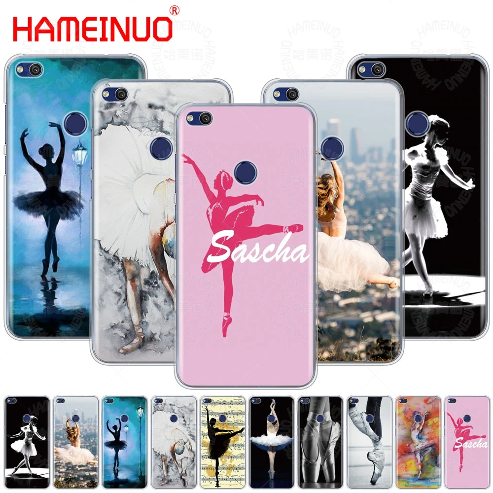 HAMEINUO балерина танцующая девушка тапочки чехол для телефона huawei Ascend P7 P8 P9 P10 P20 lite
