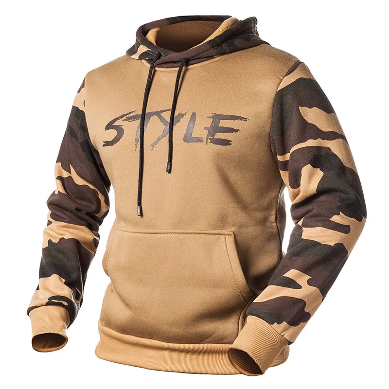 Khaki Refire gear мужские камуфляжные толстовки весенний Повседневный Модный пуловер флисовая толстовка с капюшоном мужские худи в стиле милитари куртка размер США - Цвет: Khaki