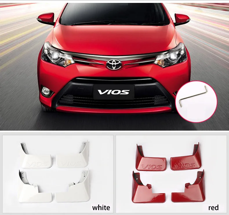 Lsrtw2017 abs Автомобильные Брызговики для toyota vios yaris 2013