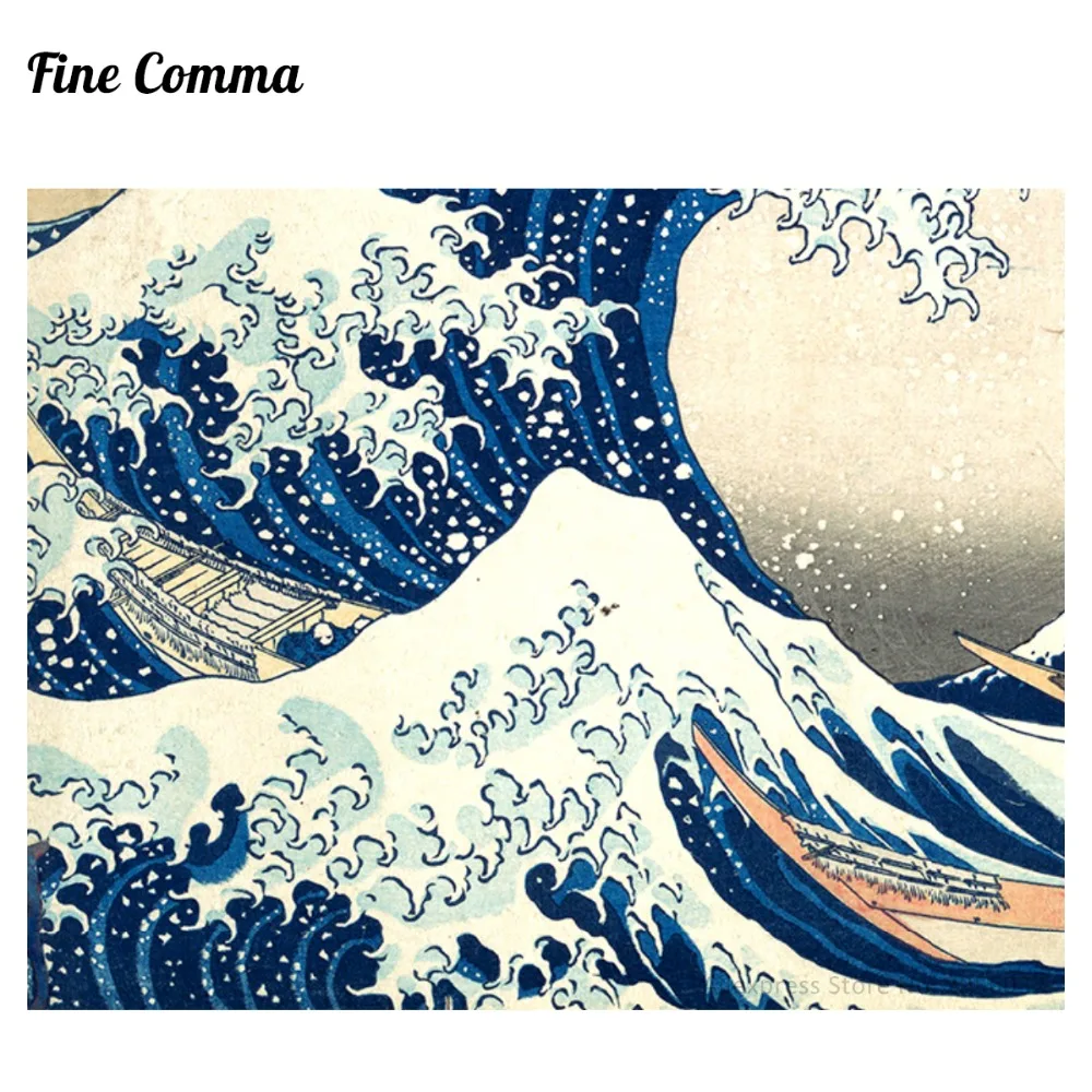 The Great Wave off Kanagawa Katsushika Hokusai ручная роспись масляная живопись воспроизведение